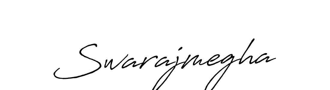 Create a beautiful signature design for name Swarajmegha. With this signature (Antro_Vectra_Bolder) fonts, you can make a handwritten signature for free. Swarajmegha signature style 7 images and pictures png