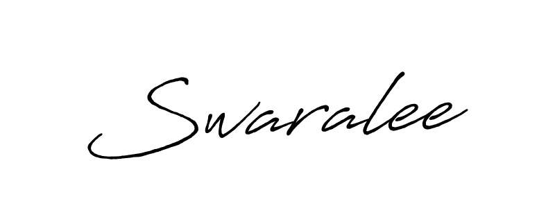 Use a signature maker to create a handwritten signature online. With this signature software, you can design (Antro_Vectra_Bolder) your own signature for name Swaralee. Swaralee signature style 7 images and pictures png