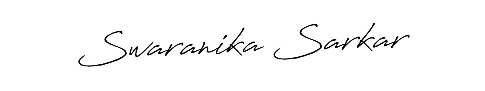 Use a signature maker to create a handwritten signature online. With this signature software, you can design (Antro_Vectra_Bolder) your own signature for name Swaranika Sarkar. Swaranika Sarkar signature style 7 images and pictures png