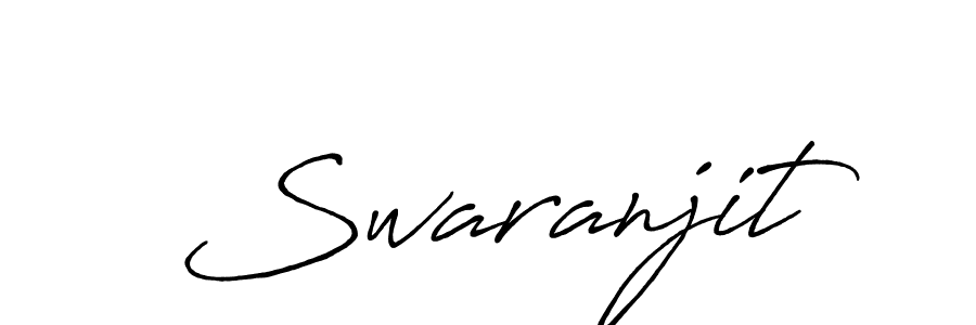 How to make Swaranjit signature? Antro_Vectra_Bolder is a professional autograph style. Create handwritten signature for Swaranjit name. Swaranjit signature style 7 images and pictures png