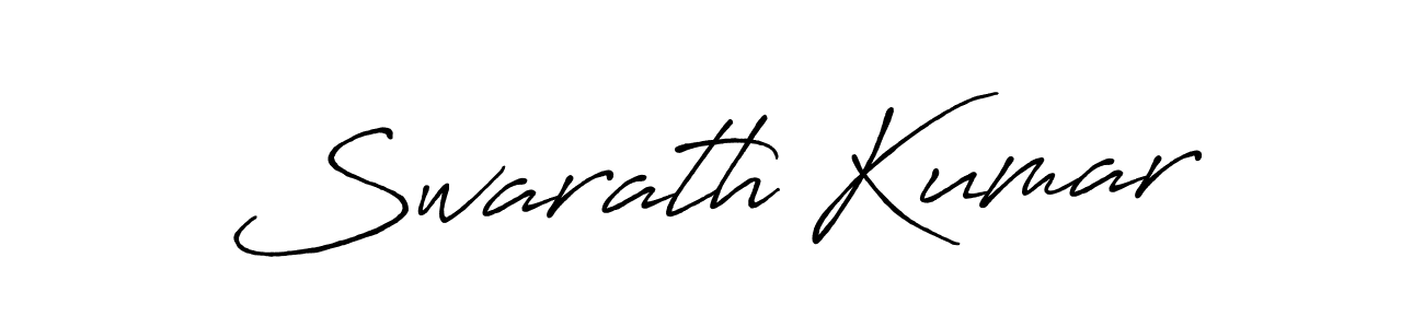 Make a beautiful signature design for name Swarath Kumar. Use this online signature maker to create a handwritten signature for free. Swarath Kumar signature style 7 images and pictures png