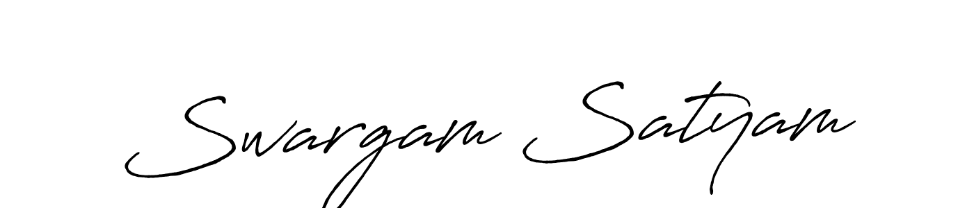 Check out images of Autograph of Swargam Satyam name. Actor Swargam Satyam Signature Style. Antro_Vectra_Bolder is a professional sign style online. Swargam Satyam signature style 7 images and pictures png