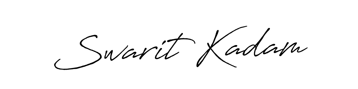 Similarly Antro_Vectra_Bolder is the best handwritten signature design. Signature creator online .You can use it as an online autograph creator for name Swarit Kadam. Swarit Kadam signature style 7 images and pictures png