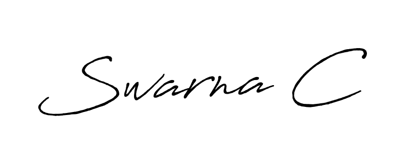 You should practise on your own different ways (Antro_Vectra_Bolder) to write your name (Swarna C) in signature. don't let someone else do it for you. Swarna C signature style 7 images and pictures png