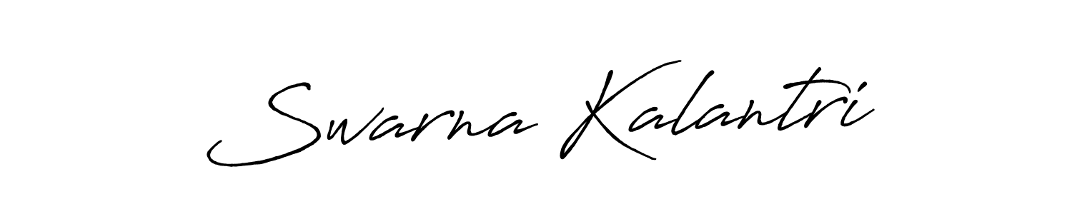 Once you've used our free online signature maker to create your best signature Antro_Vectra_Bolder style, it's time to enjoy all of the benefits that Swarna Kalantri name signing documents. Swarna Kalantri signature style 7 images and pictures png