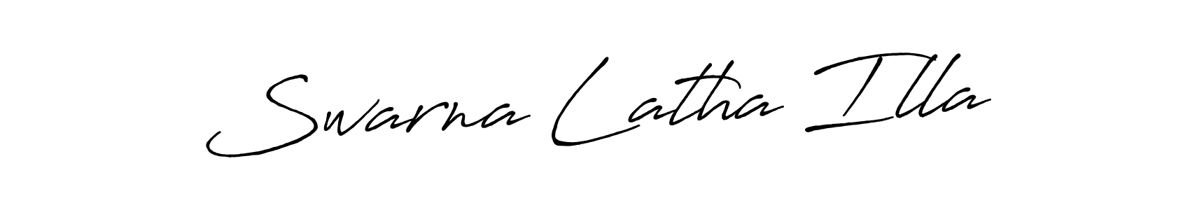 See photos of Swarna Latha Illa official signature by Spectra . Check more albums & portfolios. Read reviews & check more about Antro_Vectra_Bolder font. Swarna Latha Illa signature style 7 images and pictures png