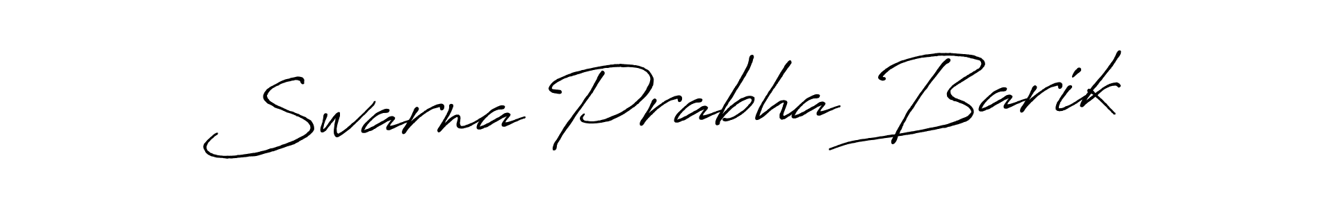 How to make Swarna Prabha Barik signature? Antro_Vectra_Bolder is a professional autograph style. Create handwritten signature for Swarna Prabha Barik name. Swarna Prabha Barik signature style 7 images and pictures png