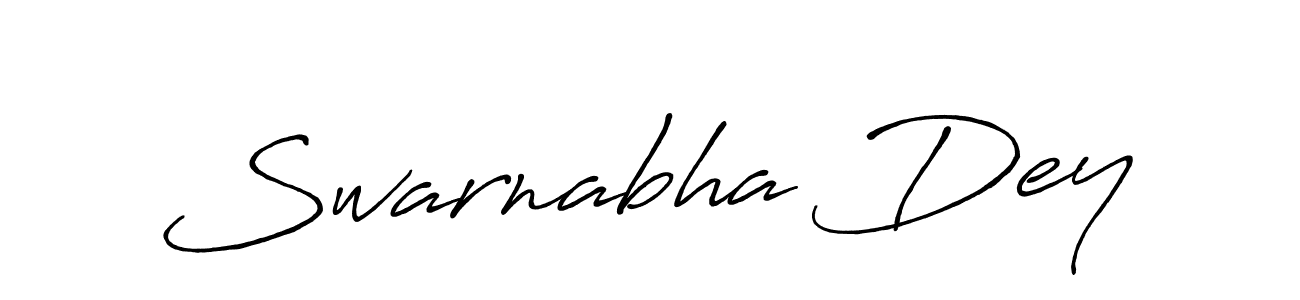 It looks lik you need a new signature style for name Swarnabha Dey. Design unique handwritten (Antro_Vectra_Bolder) signature with our free signature maker in just a few clicks. Swarnabha Dey signature style 7 images and pictures png