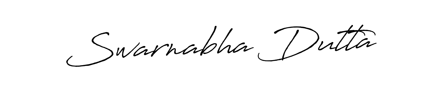 Swarnabha Dutta stylish signature style. Best Handwritten Sign (Antro_Vectra_Bolder) for my name. Handwritten Signature Collection Ideas for my name Swarnabha Dutta. Swarnabha Dutta signature style 7 images and pictures png