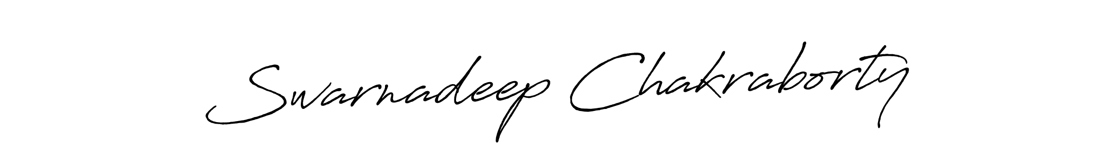 How to make Swarnadeep Chakraborty signature? Antro_Vectra_Bolder is a professional autograph style. Create handwritten signature for Swarnadeep Chakraborty name. Swarnadeep Chakraborty signature style 7 images and pictures png