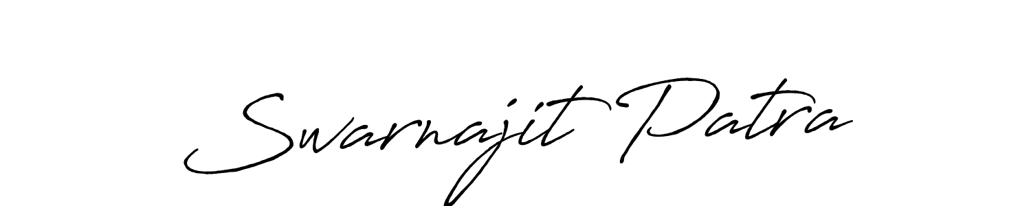 How to make Swarnajit Patra signature? Antro_Vectra_Bolder is a professional autograph style. Create handwritten signature for Swarnajit Patra name. Swarnajit Patra signature style 7 images and pictures png