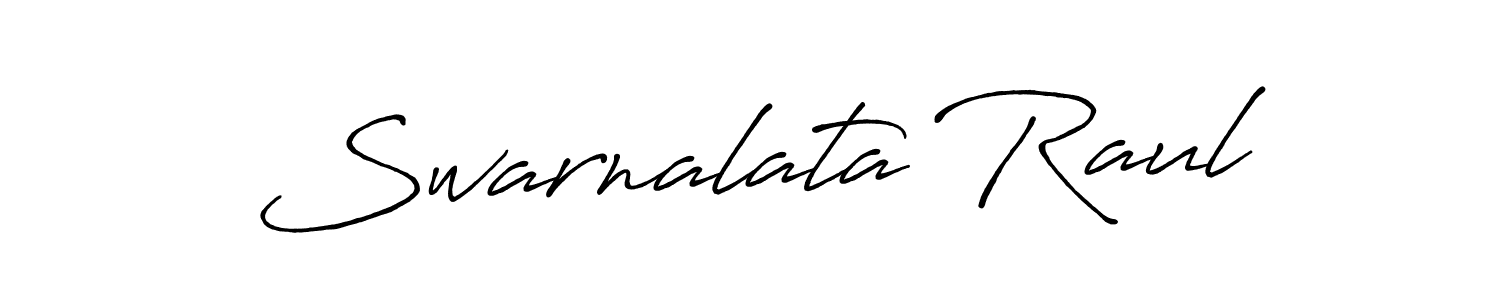 This is the best signature style for the Swarnalata Raul name. Also you like these signature font (Antro_Vectra_Bolder). Mix name signature. Swarnalata Raul signature style 7 images and pictures png