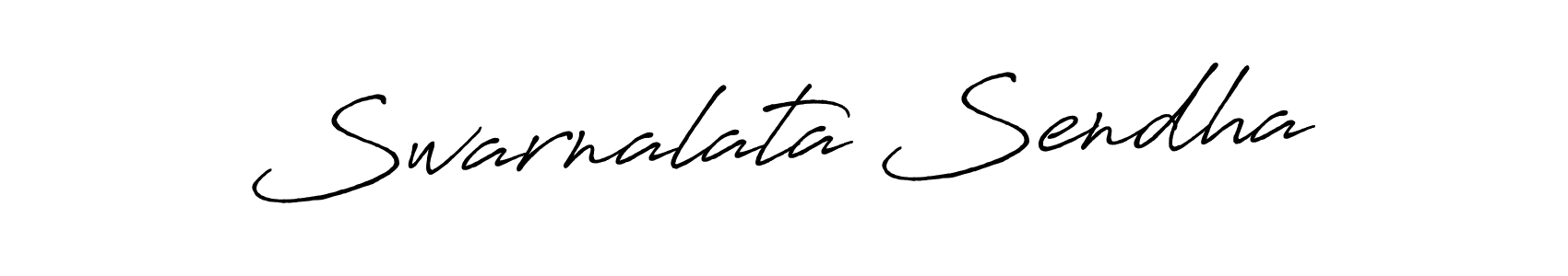 Antro_Vectra_Bolder is a professional signature style that is perfect for those who want to add a touch of class to their signature. It is also a great choice for those who want to make their signature more unique. Get Swarnalata Sendha name to fancy signature for free. Swarnalata Sendha signature style 7 images and pictures png