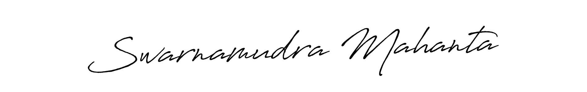 Also we have Swarnamudra Mahanta name is the best signature style. Create professional handwritten signature collection using Antro_Vectra_Bolder autograph style. Swarnamudra Mahanta signature style 7 images and pictures png