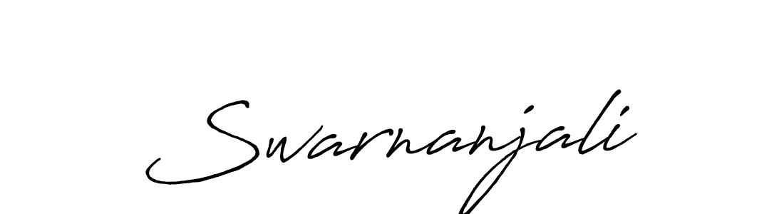 Also we have Swarnanjali name is the best signature style. Create professional handwritten signature collection using Antro_Vectra_Bolder autograph style. Swarnanjali signature style 7 images and pictures png