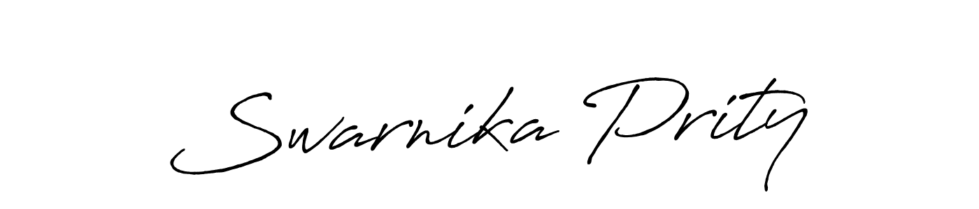 Make a beautiful signature design for name Swarnika Prity. Use this online signature maker to create a handwritten signature for free. Swarnika Prity signature style 7 images and pictures png