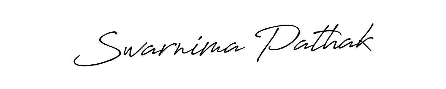 Swarnima Pathak stylish signature style. Best Handwritten Sign (Antro_Vectra_Bolder) for my name. Handwritten Signature Collection Ideas for my name Swarnima Pathak. Swarnima Pathak signature style 7 images and pictures png