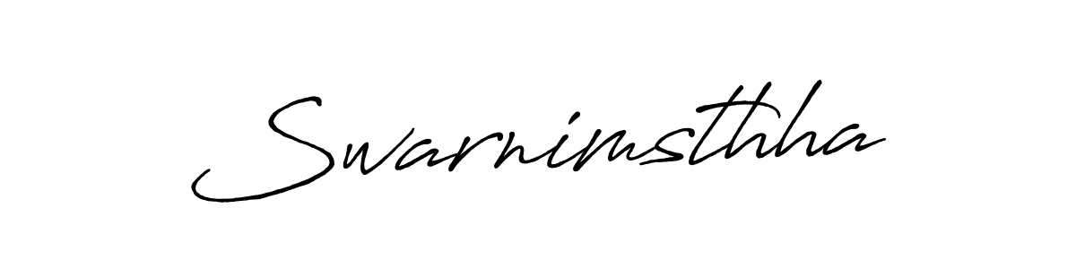 The best way (Antro_Vectra_Bolder) to make a short signature is to pick only two or three words in your name. The name Swarnimsthha include a total of six letters. For converting this name. Swarnimsthha signature style 7 images and pictures png