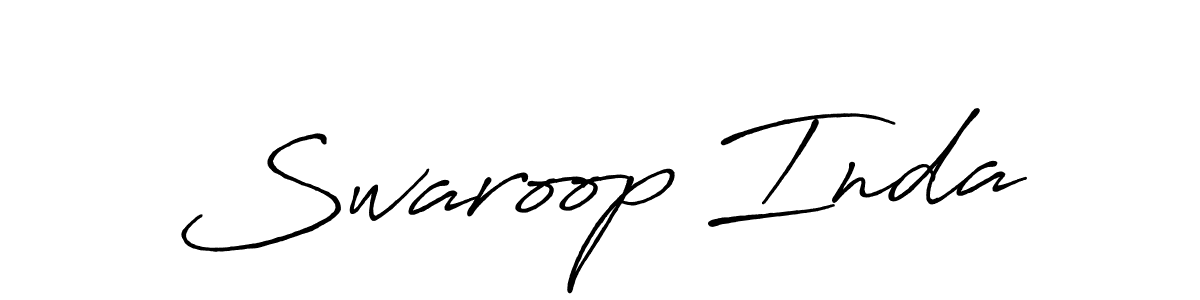 Also You can easily find your signature by using the search form. We will create Swaroop Inda name handwritten signature images for you free of cost using Antro_Vectra_Bolder sign style. Swaroop Inda signature style 7 images and pictures png