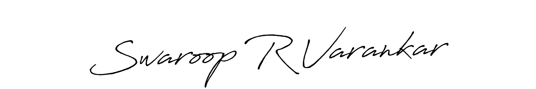 Check out images of Autograph of Swaroop R Varankar name. Actor Swaroop R Varankar Signature Style. Antro_Vectra_Bolder is a professional sign style online. Swaroop R Varankar signature style 7 images and pictures png