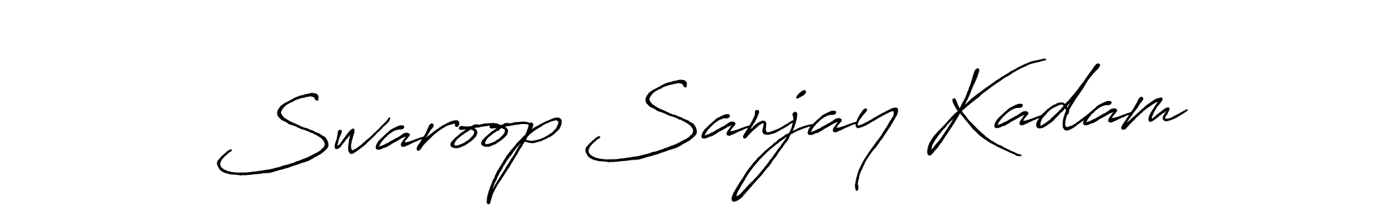You can use this online signature creator to create a handwritten signature for the name Swaroop Sanjay Kadam. This is the best online autograph maker. Swaroop Sanjay Kadam signature style 7 images and pictures png