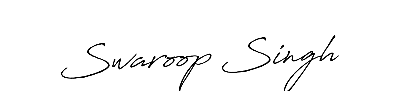 Also You can easily find your signature by using the search form. We will create Swaroop Singh name handwritten signature images for you free of cost using Antro_Vectra_Bolder sign style. Swaroop Singh signature style 7 images and pictures png