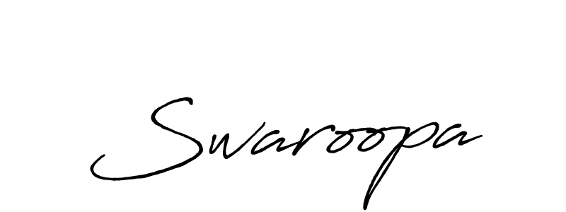Design your own signature with our free online signature maker. With this signature software, you can create a handwritten (Antro_Vectra_Bolder) signature for name Swaroopa. Swaroopa signature style 7 images and pictures png
