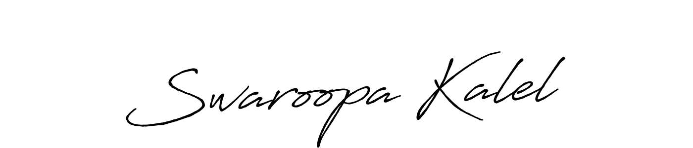 Antro_Vectra_Bolder is a professional signature style that is perfect for those who want to add a touch of class to their signature. It is also a great choice for those who want to make their signature more unique. Get Swaroopa Kalel name to fancy signature for free. Swaroopa Kalel signature style 7 images and pictures png
