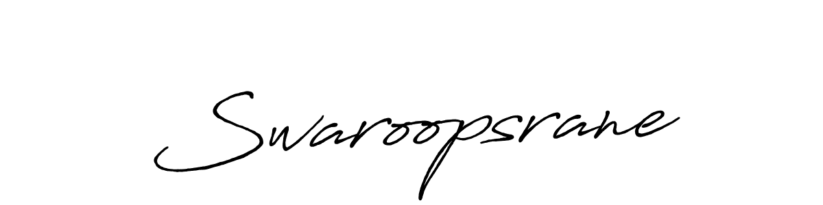 The best way (Antro_Vectra_Bolder) to make a short signature is to pick only two or three words in your name. The name Swaroopsrane include a total of six letters. For converting this name. Swaroopsrane signature style 7 images and pictures png