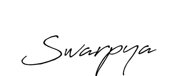 Make a beautiful signature design for name Swarpya. With this signature (Antro_Vectra_Bolder) style, you can create a handwritten signature for free. Swarpya signature style 7 images and pictures png