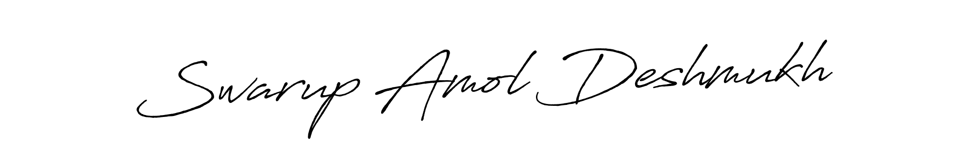 You should practise on your own different ways (Antro_Vectra_Bolder) to write your name (Swarup Amol Deshmukh) in signature. don't let someone else do it for you. Swarup Amol Deshmukh signature style 7 images and pictures png