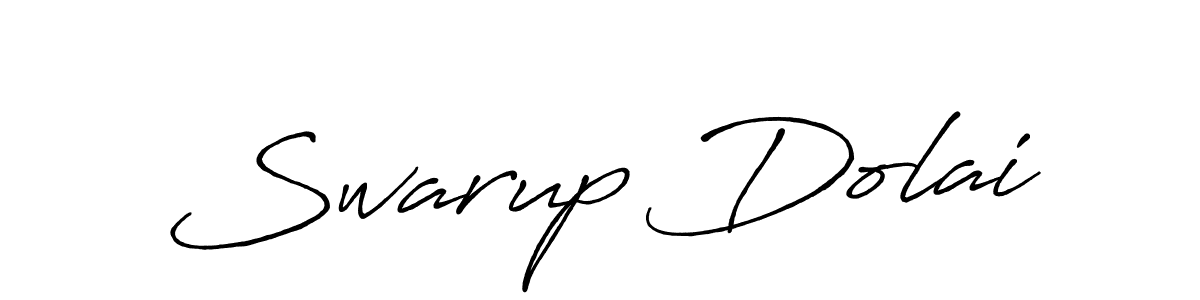 You should practise on your own different ways (Antro_Vectra_Bolder) to write your name (Swarup Dolai) in signature. don't let someone else do it for you. Swarup Dolai signature style 7 images and pictures png