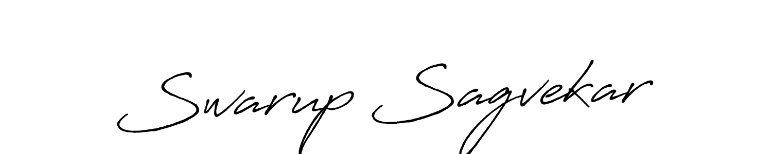 Make a beautiful signature design for name Swarup Sagvekar. Use this online signature maker to create a handwritten signature for free. Swarup Sagvekar signature style 7 images and pictures png