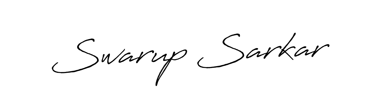 Use a signature maker to create a handwritten signature online. With this signature software, you can design (Antro_Vectra_Bolder) your own signature for name Swarup Sarkar. Swarup Sarkar signature style 7 images and pictures png