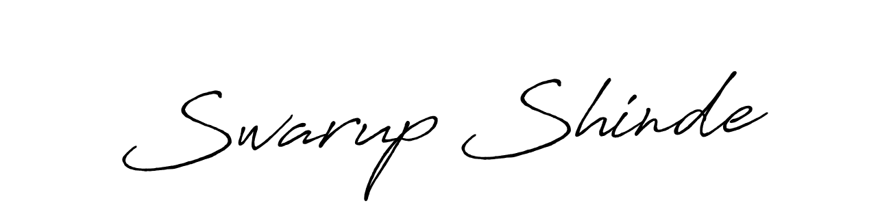 Design your own signature with our free online signature maker. With this signature software, you can create a handwritten (Antro_Vectra_Bolder) signature for name Swarup Shinde. Swarup Shinde signature style 7 images and pictures png
