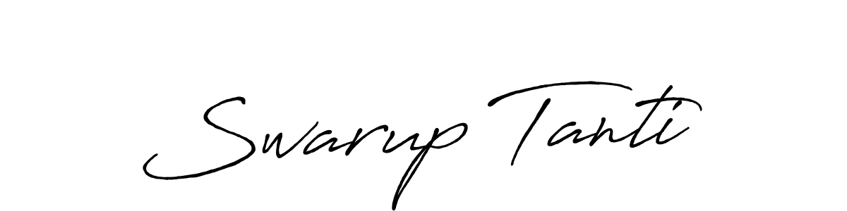 You should practise on your own different ways (Antro_Vectra_Bolder) to write your name (Swarup Tanti) in signature. don't let someone else do it for you. Swarup Tanti signature style 7 images and pictures png