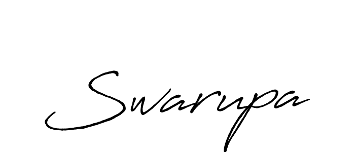 How to make Swarupa name signature. Use Antro_Vectra_Bolder style for creating short signs online. This is the latest handwritten sign. Swarupa signature style 7 images and pictures png