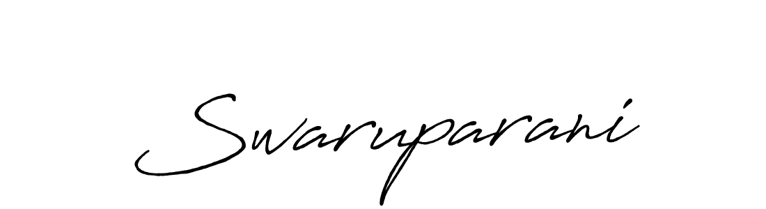 Once you've used our free online signature maker to create your best signature Antro_Vectra_Bolder style, it's time to enjoy all of the benefits that Swaruparani name signing documents. Swaruparani signature style 7 images and pictures png