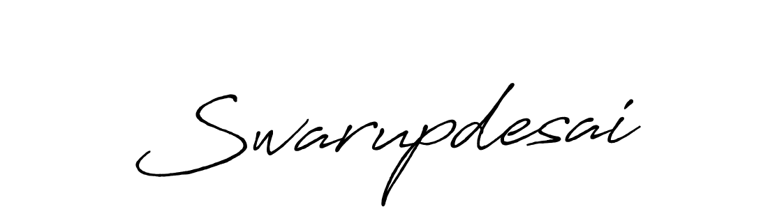 The best way (Antro_Vectra_Bolder) to make a short signature is to pick only two or three words in your name. The name Swarupdesai include a total of six letters. For converting this name. Swarupdesai signature style 7 images and pictures png