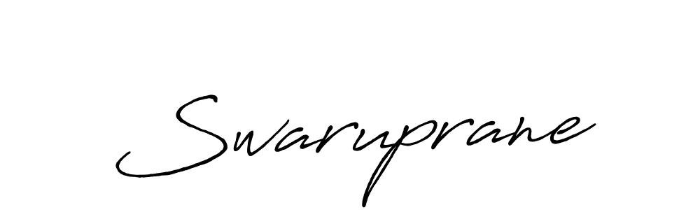 Design your own signature with our free online signature maker. With this signature software, you can create a handwritten (Antro_Vectra_Bolder) signature for name Swaruprane. Swaruprane signature style 7 images and pictures png