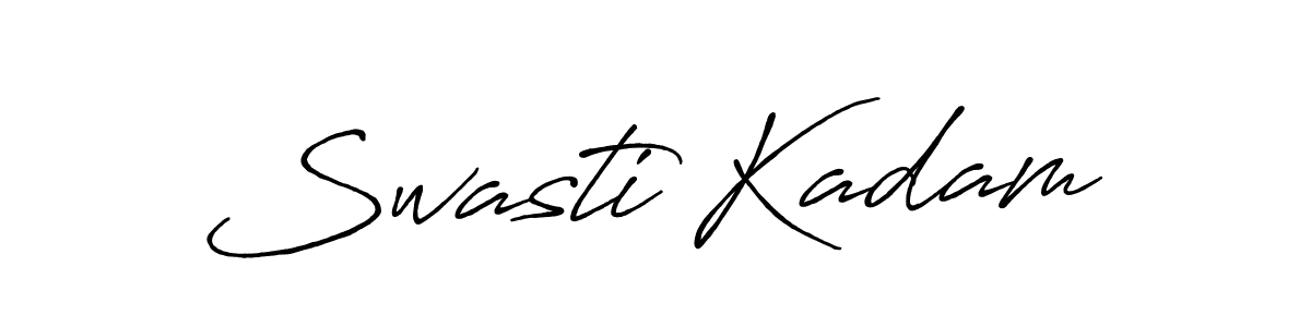 Antro_Vectra_Bolder is a professional signature style that is perfect for those who want to add a touch of class to their signature. It is also a great choice for those who want to make their signature more unique. Get Swasti Kadam name to fancy signature for free. Swasti Kadam signature style 7 images and pictures png