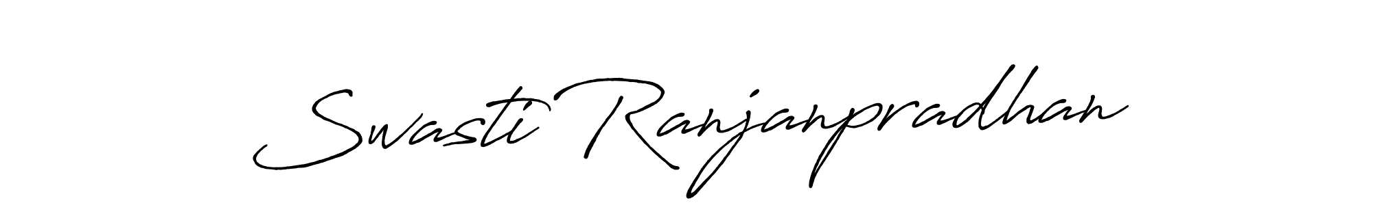 Use a signature maker to create a handwritten signature online. With this signature software, you can design (Antro_Vectra_Bolder) your own signature for name Swasti Ranjanpradhan. Swasti Ranjanpradhan signature style 7 images and pictures png