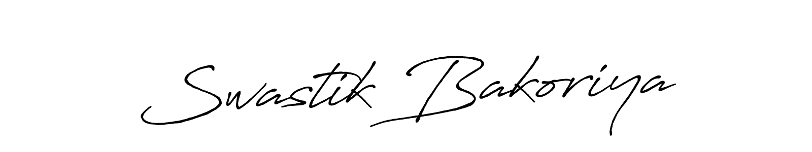 Similarly Antro_Vectra_Bolder is the best handwritten signature design. Signature creator online .You can use it as an online autograph creator for name Swastik Bakoriya. Swastik Bakoriya signature style 7 images and pictures png