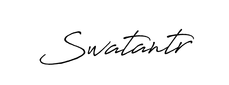Similarly Antro_Vectra_Bolder is the best handwritten signature design. Signature creator online .You can use it as an online autograph creator for name Swatantr. Swatantr signature style 7 images and pictures png