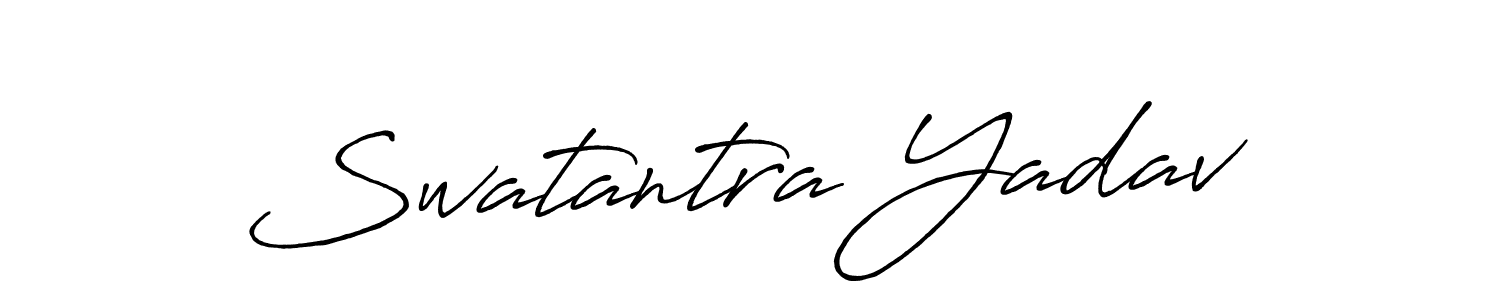 Also we have Swatantra Yadav name is the best signature style. Create professional handwritten signature collection using Antro_Vectra_Bolder autograph style. Swatantra Yadav signature style 7 images and pictures png