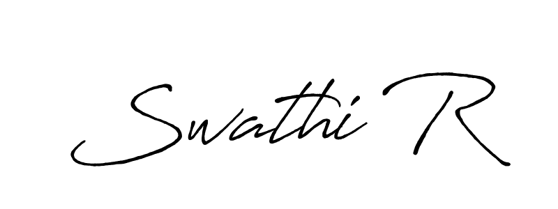 if you are searching for the best signature style for your name Swathi R. so please give up your signature search. here we have designed multiple signature styles  using Antro_Vectra_Bolder. Swathi R signature style 7 images and pictures png