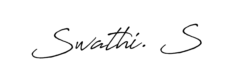 It looks lik you need a new signature style for name Swathi. S. Design unique handwritten (Antro_Vectra_Bolder) signature with our free signature maker in just a few clicks. Swathi. S signature style 7 images and pictures png