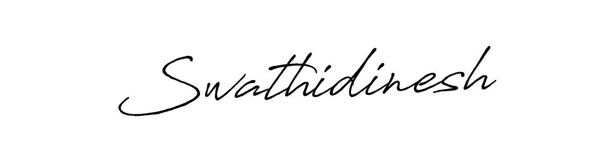 How to make Swathidinesh signature? Antro_Vectra_Bolder is a professional autograph style. Create handwritten signature for Swathidinesh name. Swathidinesh signature style 7 images and pictures png