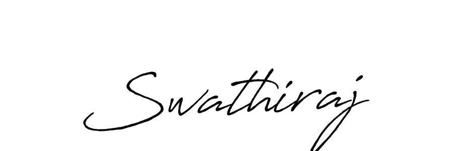 How to make Swathiraj name signature. Use Antro_Vectra_Bolder style for creating short signs online. This is the latest handwritten sign. Swathiraj signature style 7 images and pictures png