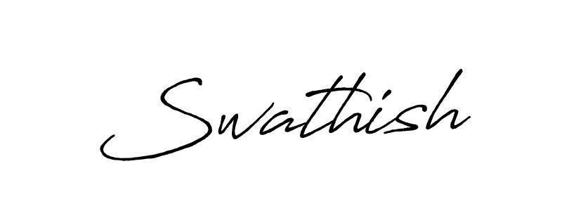 It looks lik you need a new signature style for name Swathish. Design unique handwritten (Antro_Vectra_Bolder) signature with our free signature maker in just a few clicks. Swathish signature style 7 images and pictures png